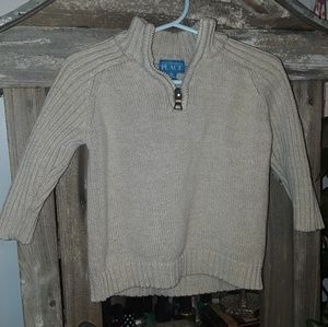 Adorable Quarter-zip Toddler Boys Sweater